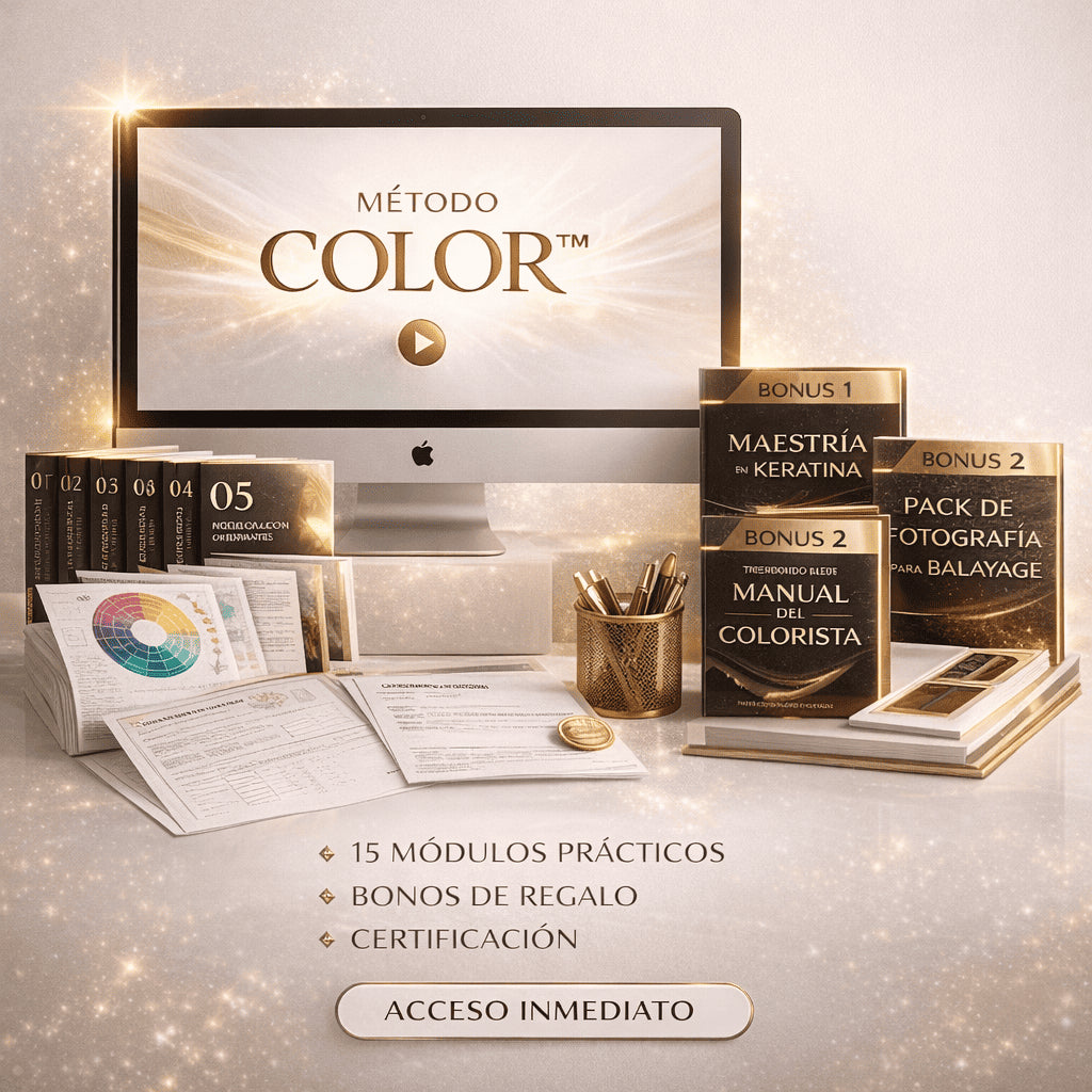 MÉTODO COLOR™ +15 Modulos (114 VideoClases) + 3 Bonos + Certificado